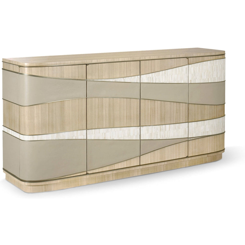 Jonathan Charles Breaker Mixed Media Credenza (500399-NDK-L037)