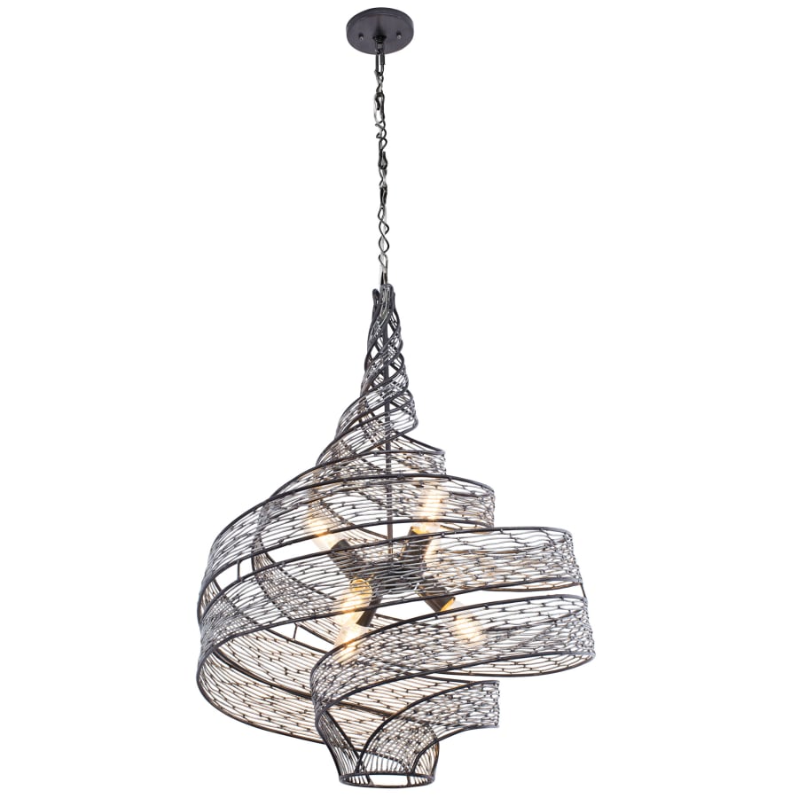 Varaluz Flow 6 Light 26" Wide Abstract Chandelier