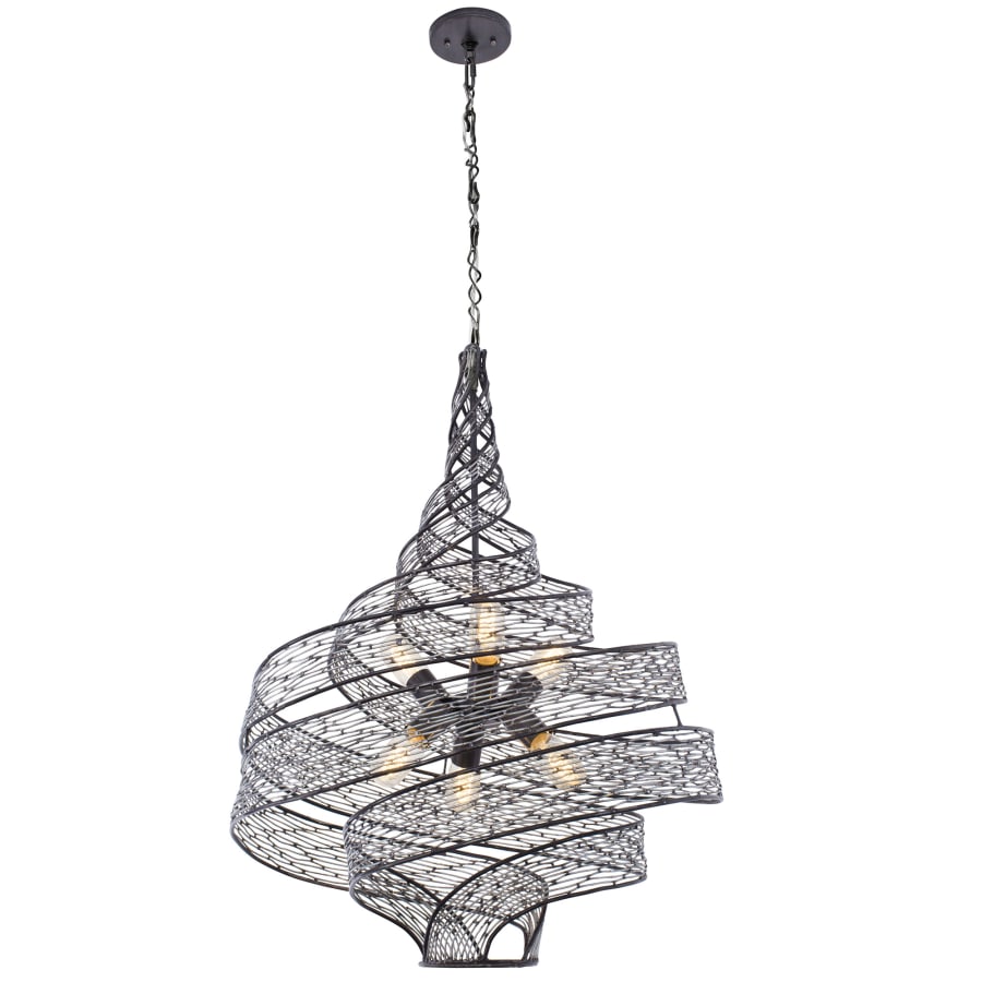 Varaluz Flow 6 Light 26" Wide Abstract Chandelier