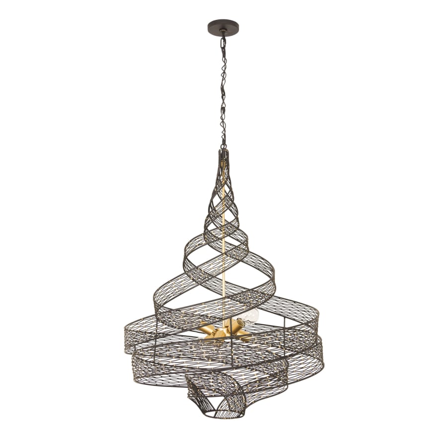 Varaluz Flow 6 Light 26" Wide Abstract Chandelier