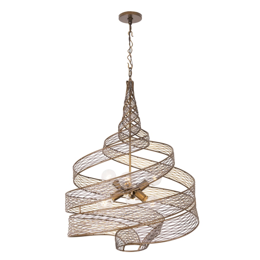 Varaluz Flow 6 Light 26" Wide Abstract Chandelier