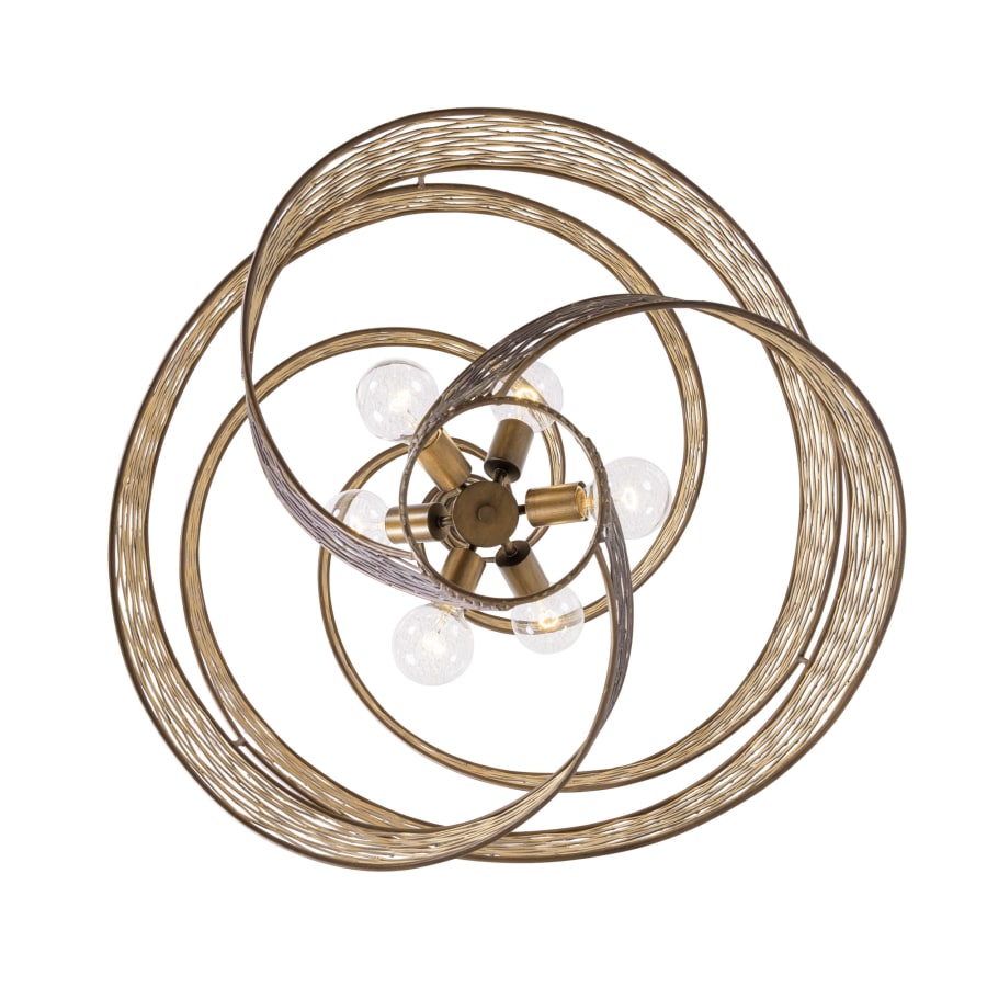 Varaluz Flow 6 Light 26" Wide Abstract Chandelier