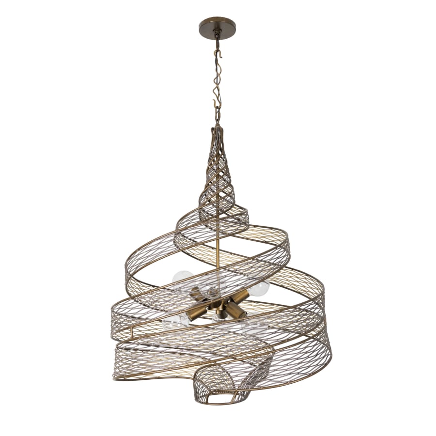 Varaluz Flow 6 Light 26" Wide Abstract Chandelier