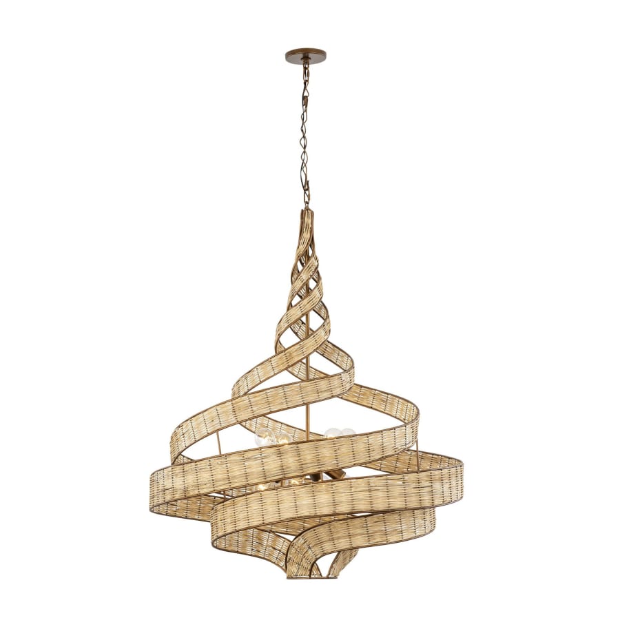 Varaluz Flow 8 Light 36" Wide Abstract Chandelier