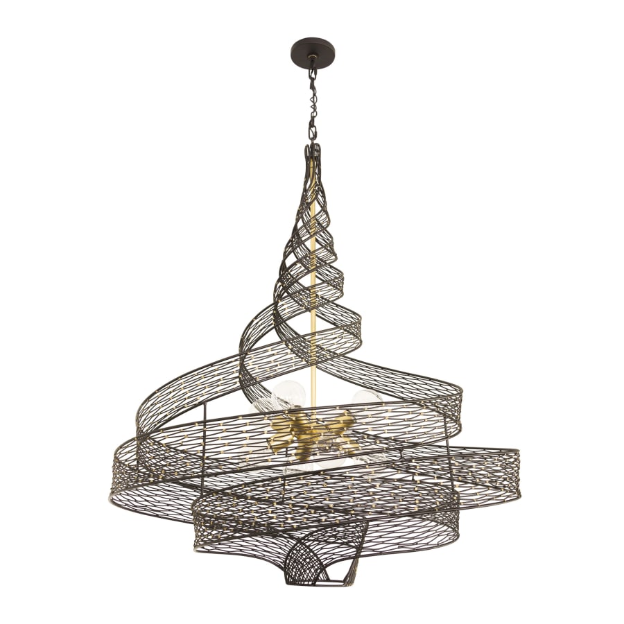 Varaluz Flow 8 Light 36" Wide Abstract Chandelier