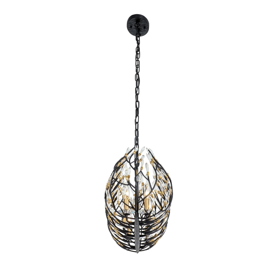 Varaluz Bask 6 Light 36" Wide Crystal Linear Pendant