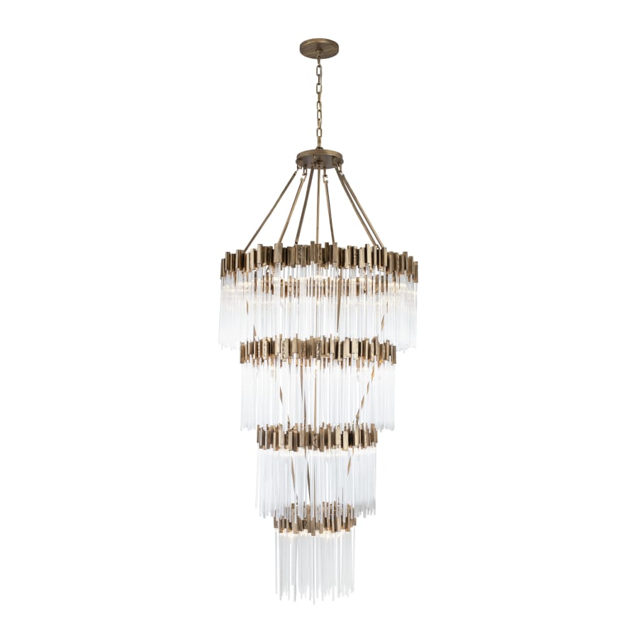 Varaluz Matrix 30 Light 40" Wide Waterfall Chandelier