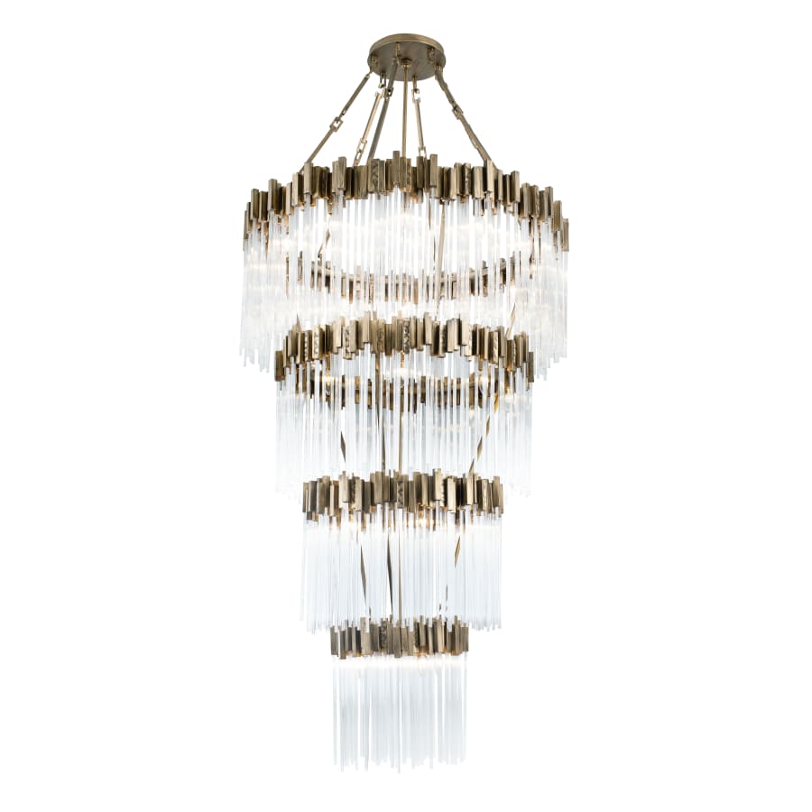 Varaluz Matrix 30 Light 40" Wide Waterfall Chandelier