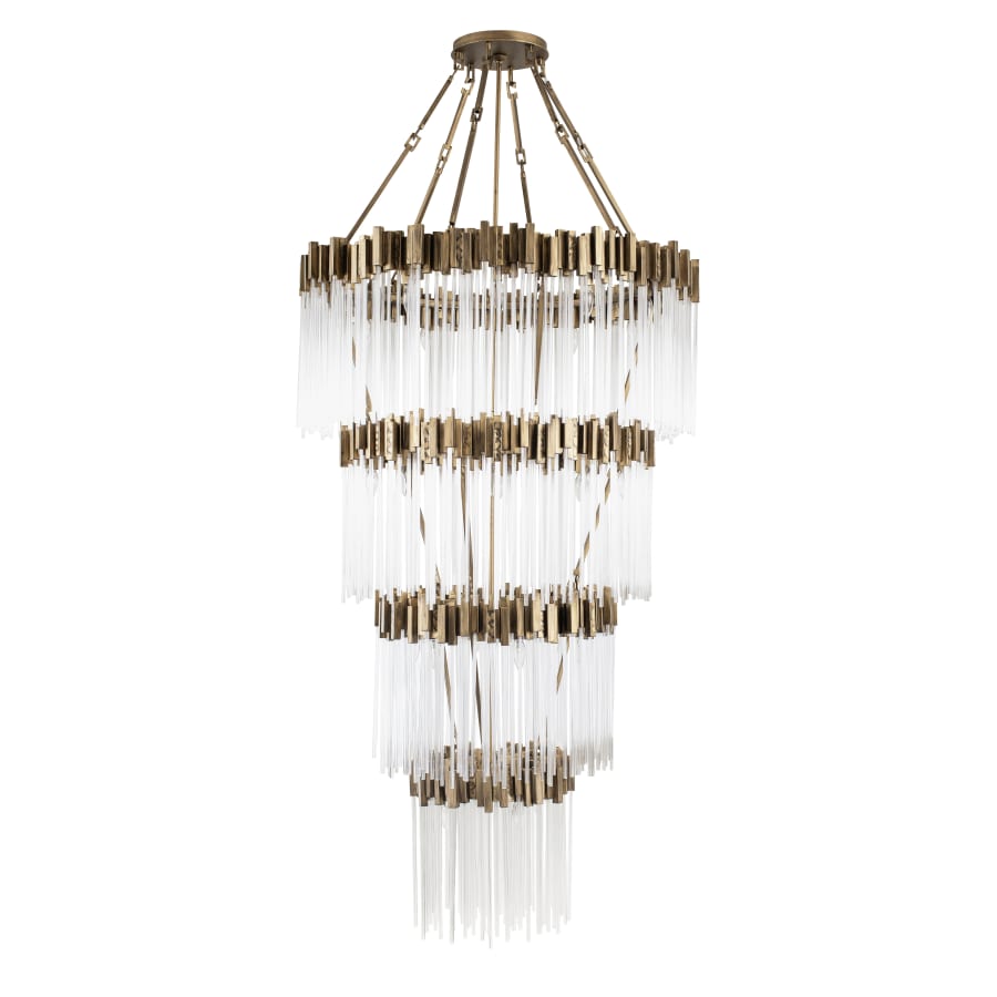 Varaluz Matrix 30 Light 40" Wide Waterfall Chandelier