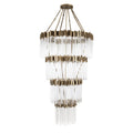 Varaluz Matrix 30 Light 40" Wide Waterfall Chandelier