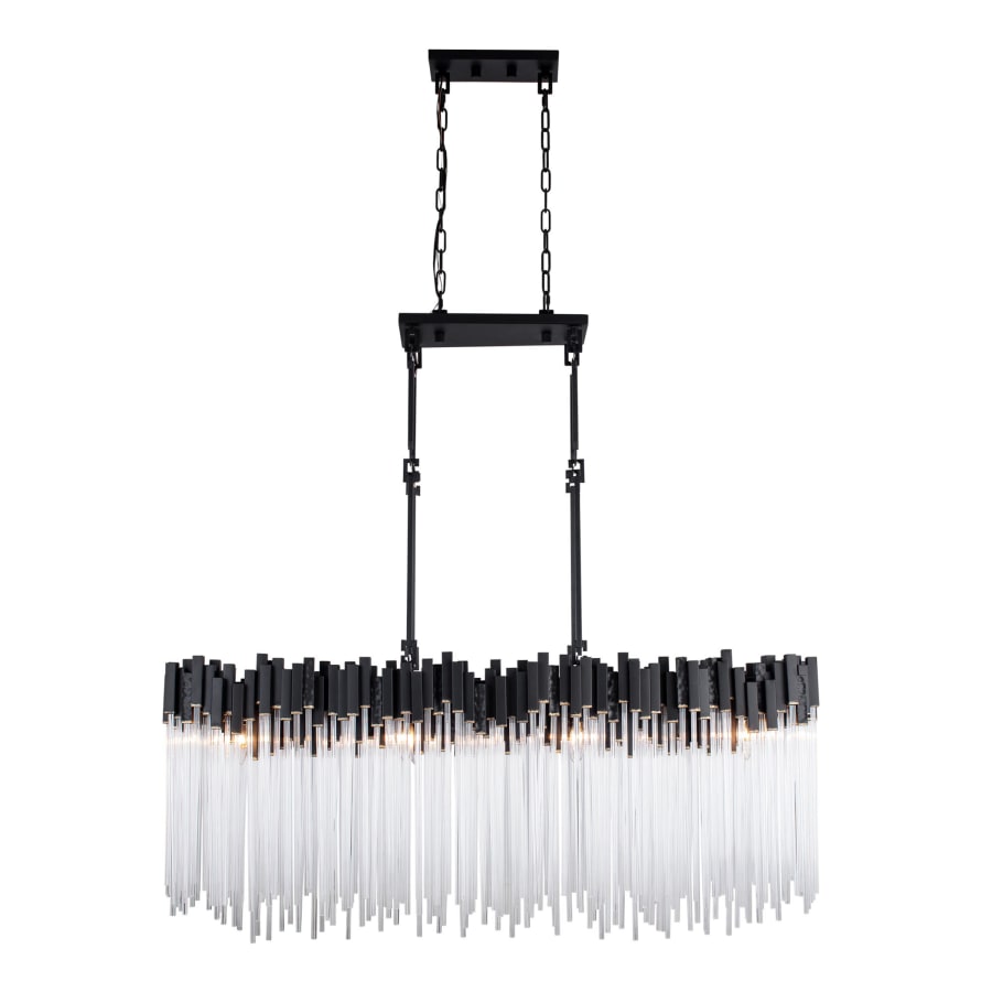 Varaluz Matrix 8 Light 49" Wide Linear Chandelier
