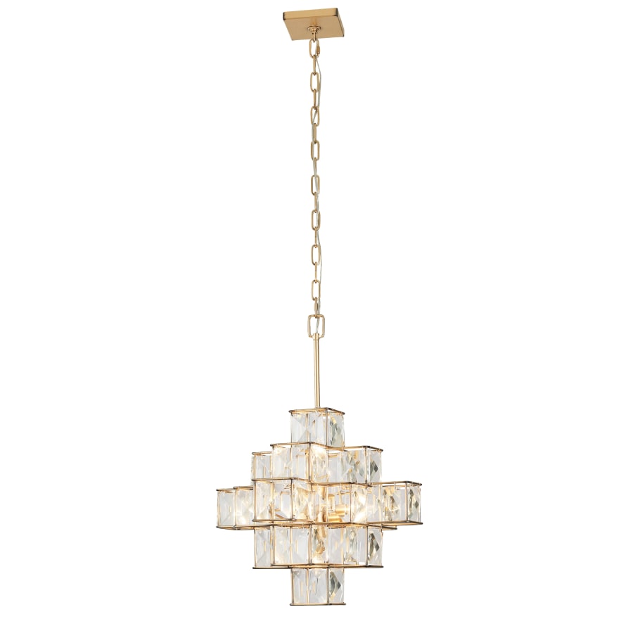Varaluz Cubic 6 Light 26" Wide Crystal Chandelier