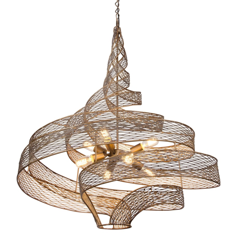 Varaluz Flow 8 Light 36" Wide Abstract Chandelier