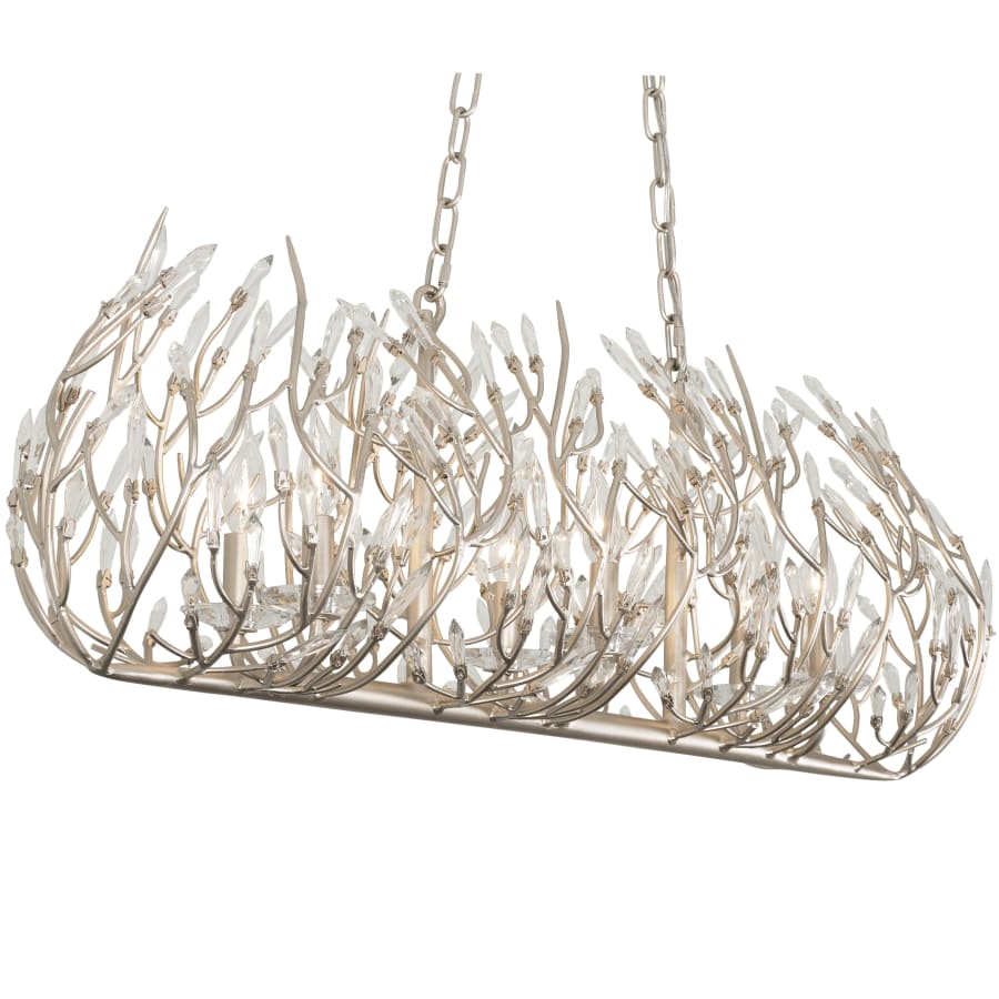Varaluz Bask 8 Light 48" Wide Crystal Linear Pendant