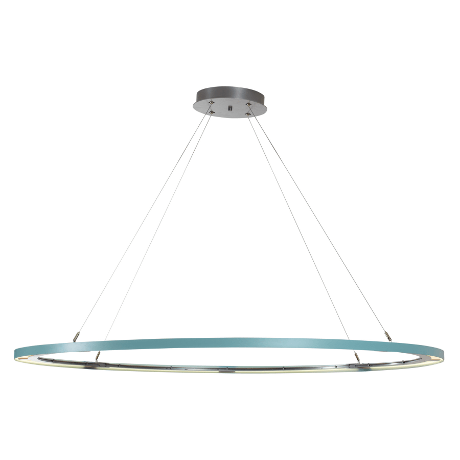 Vermont Modern Ringo 61-13/16" Wide Integrated LED Ring Chandelier with Adjustable Cables