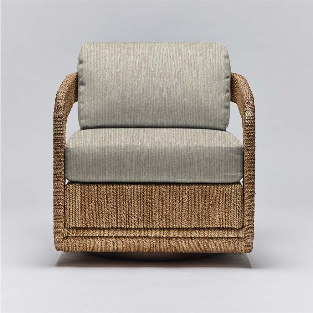 Interlude Harbour Lounge Chair Natural