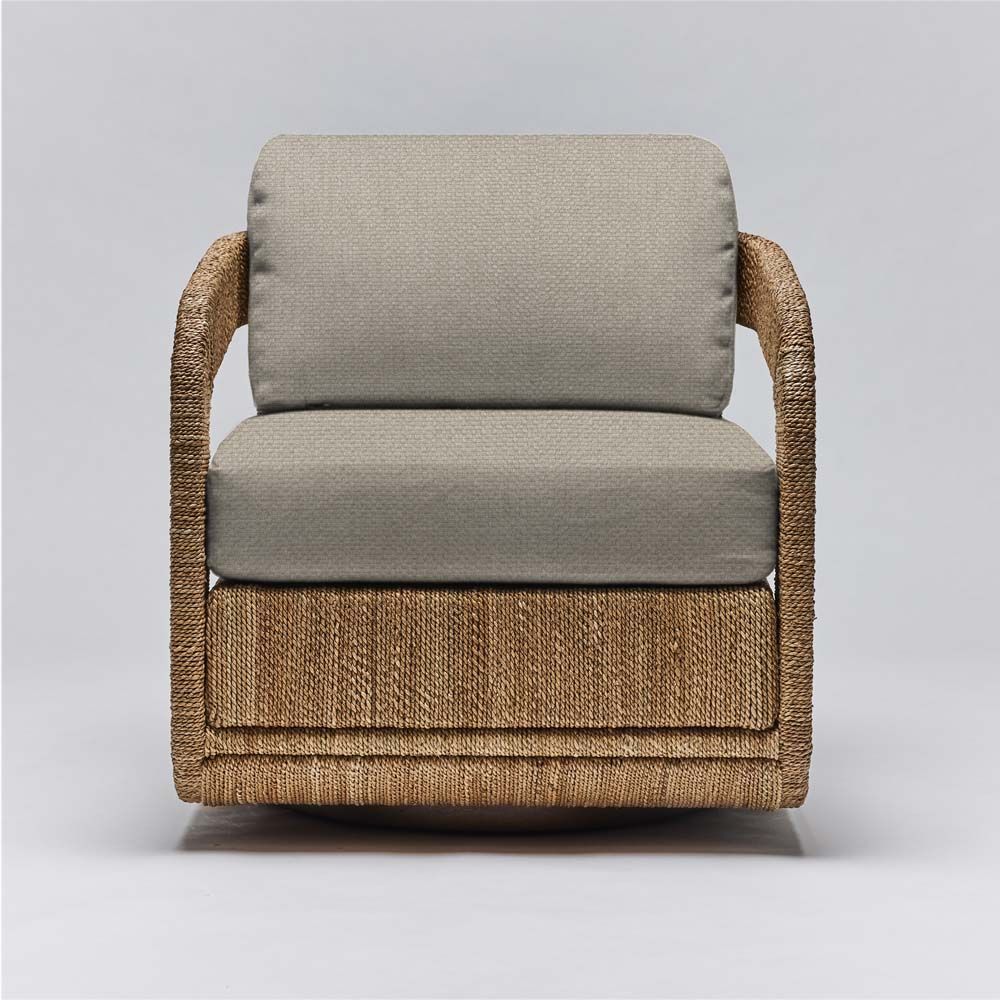 Interlude Harbour Lounge Chair Natural