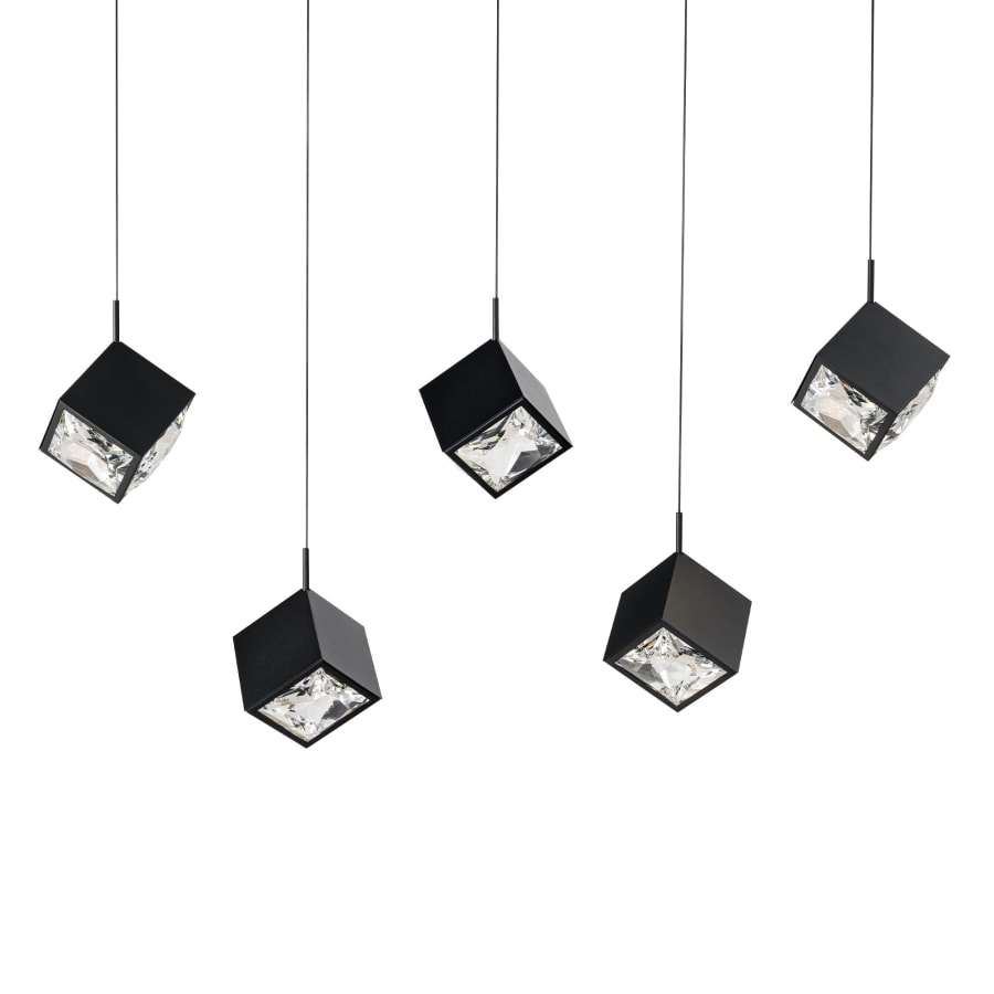 WAC Lighting Ice Cube 5 Light 44" Wide LED Multi Light Pendant