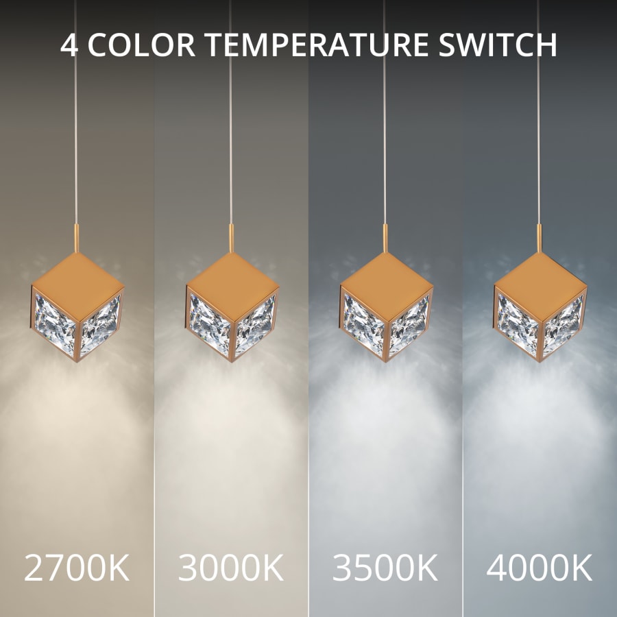 WAC Lighting Ice Cube 5 Light 19" Wide LED Multi Light Pendant