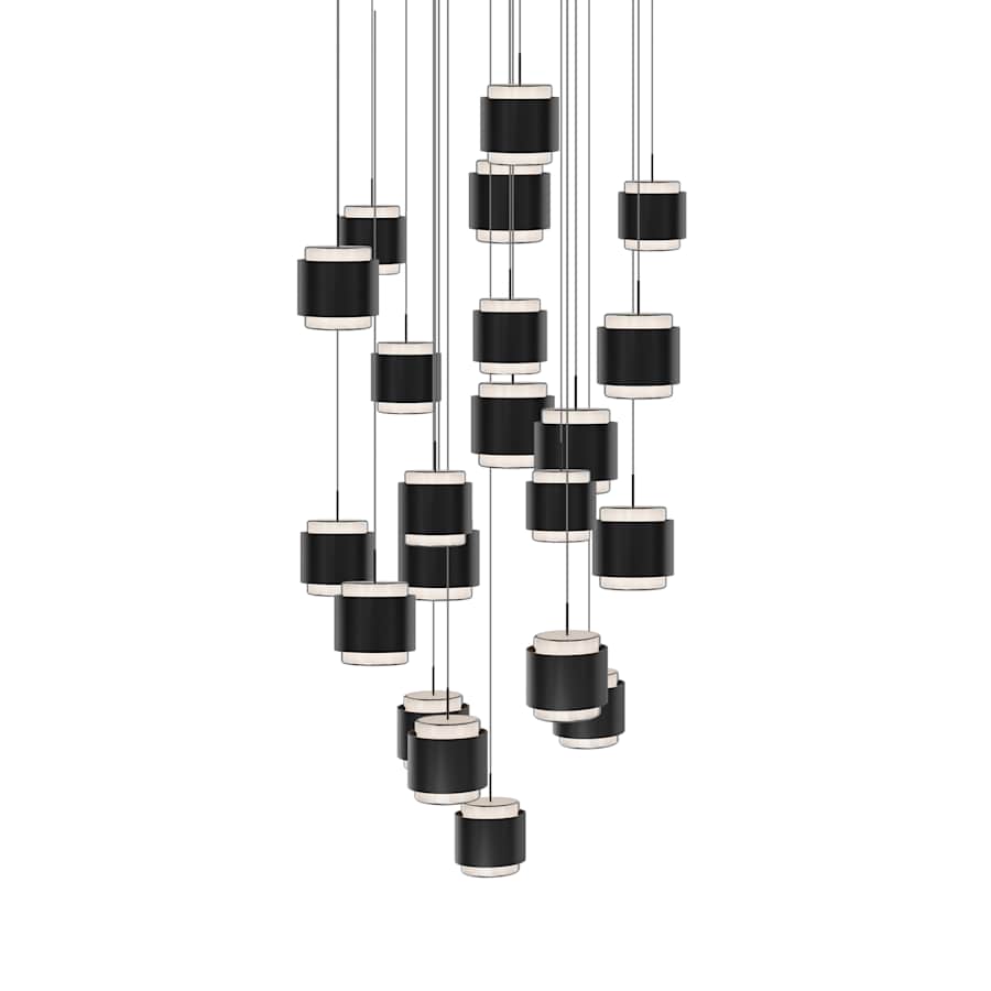 WAC Lighting Banded 26" Wide LED Multi Light Pendant