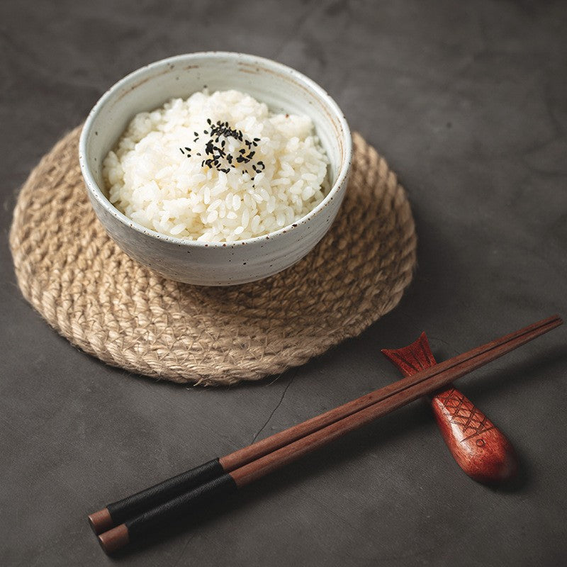 White Horse Retro Luxury Rice Bowl