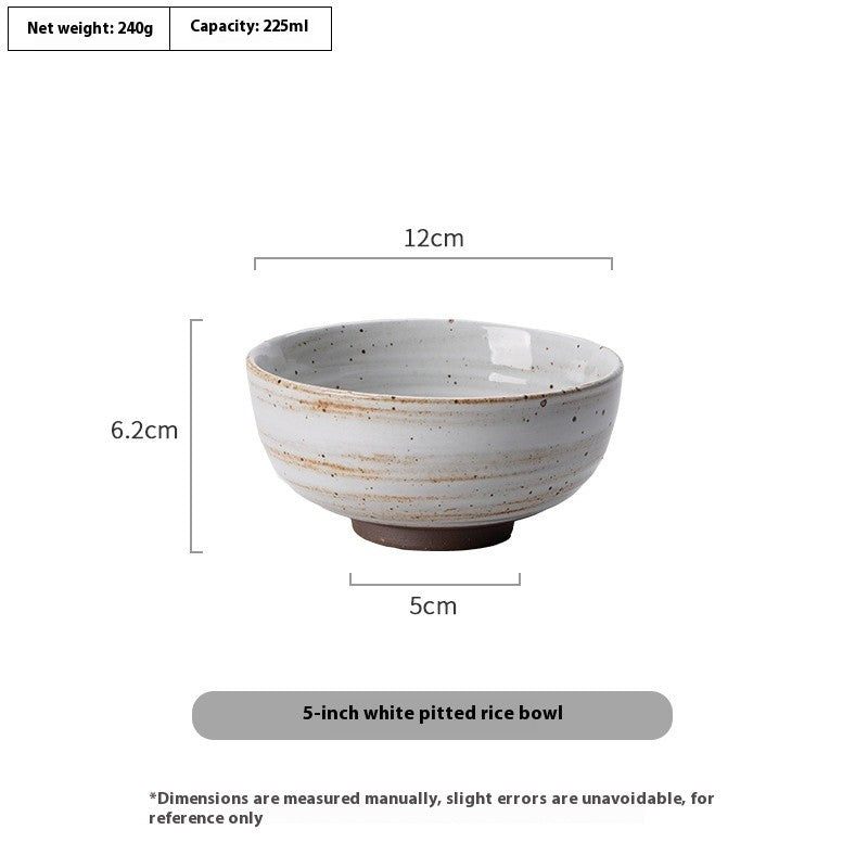 White Horse Retro Luxury Rice Bowl