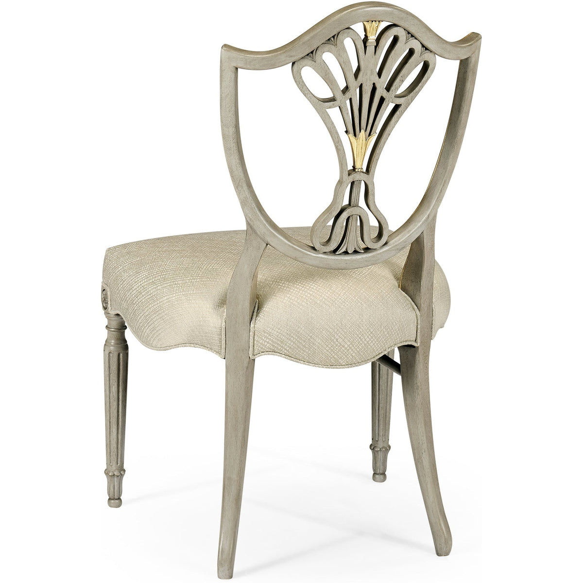 Jonathan Charles Buckingham Gilded Dining Side Chair (495819-SC-PBG-F200) - Set of 2