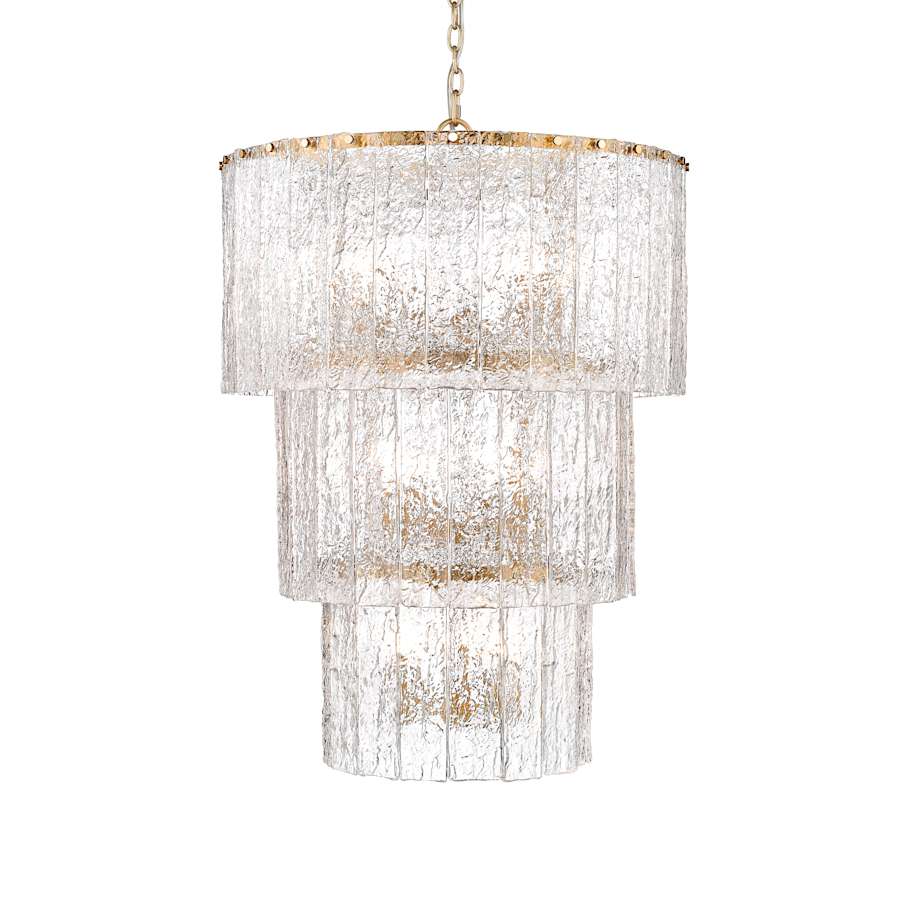 Z-Lite Glacier 12 Light 28" Wide Waterfall Chandelier