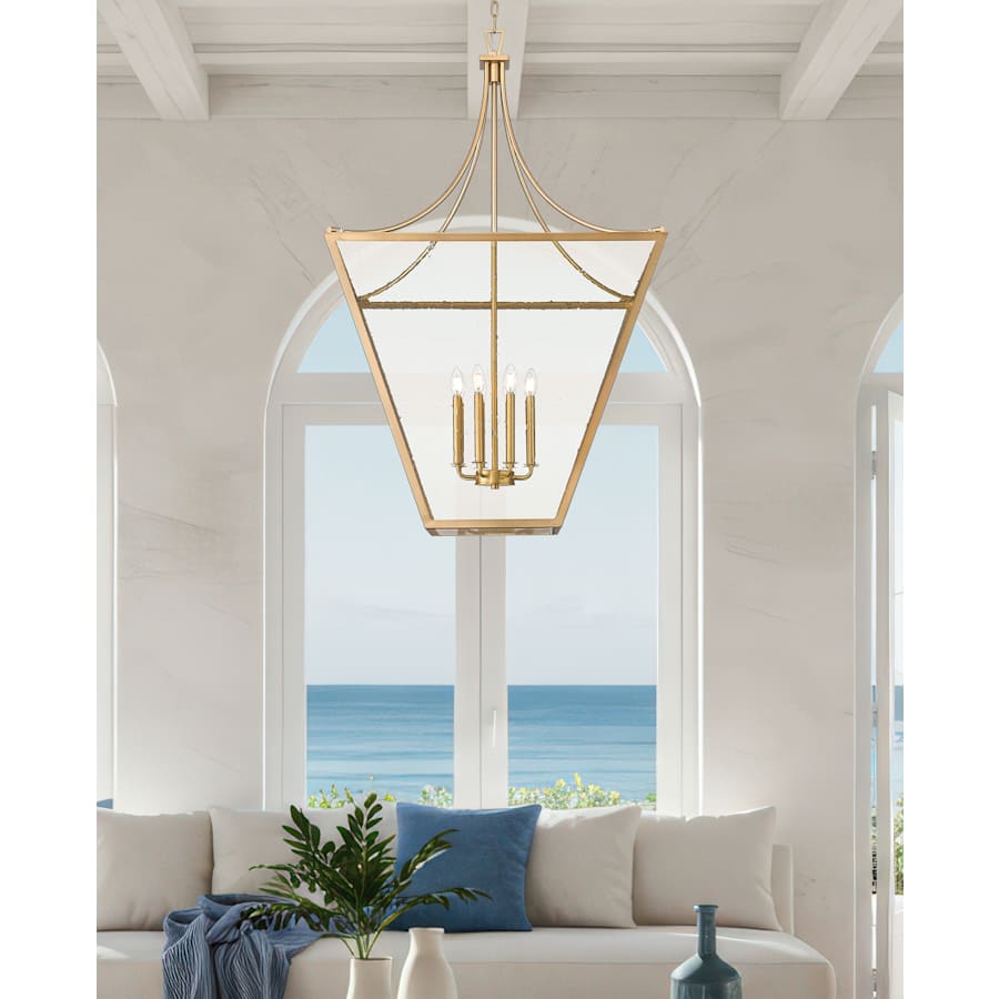 Z-Lite Montalcino 8 Light 32" Wide Taper Candle Pendant