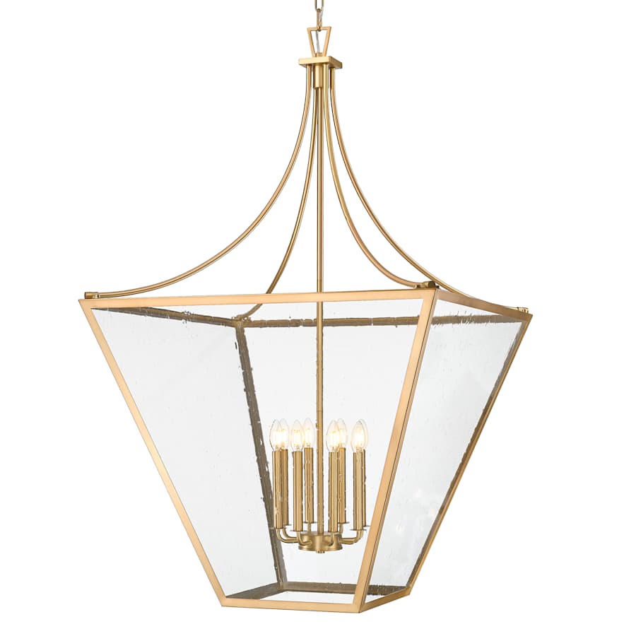 Z-Lite Montalcino 8 Light 32" Wide Taper Candle Pendant