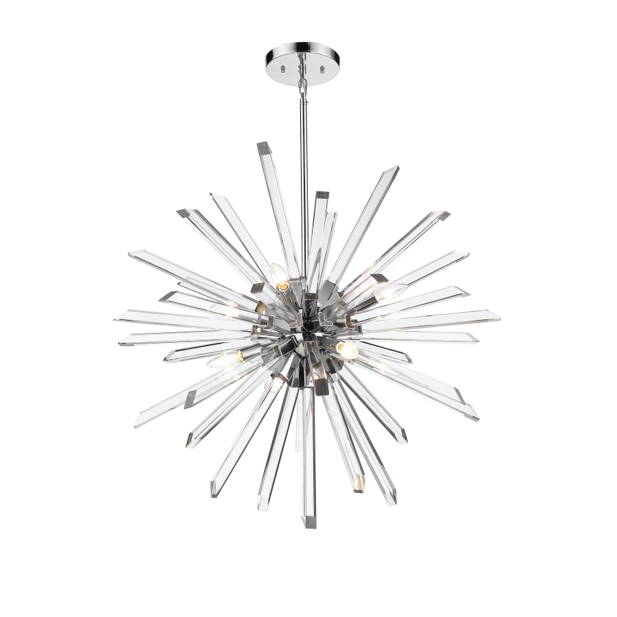 Z-Lite Burst 8 Light 33" Wide Crystal Globe Sputnik Chandelier