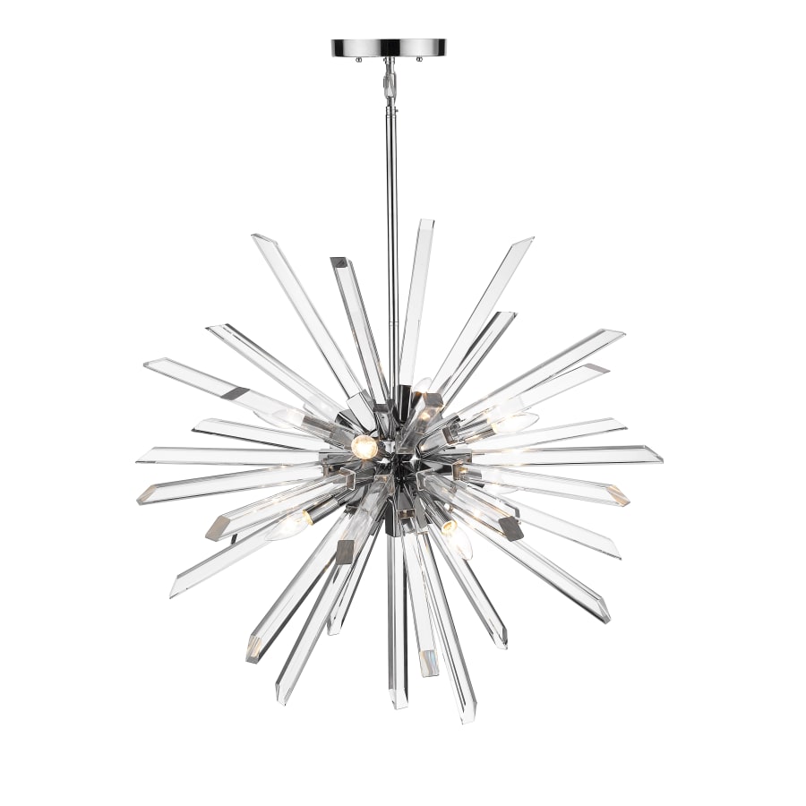 Z-Lite Burst 8 Light 33" Wide Crystal Globe Sputnik Chandelier