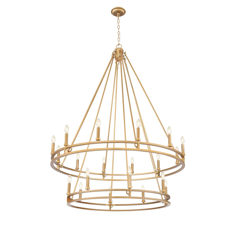 Z-Lite Dennison 20 Light 48" Wide Taper Candle Style Chandelier