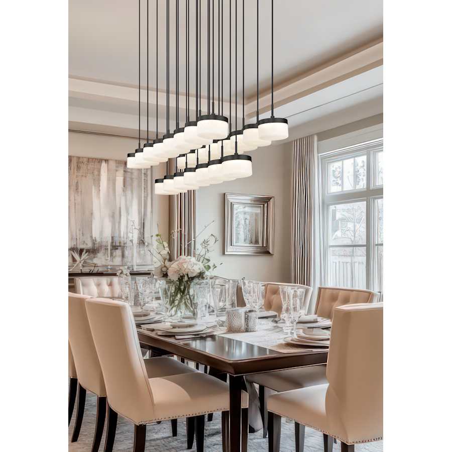 Z-Lite Renaud 59" Wide LED 23 Light Linear Pendant