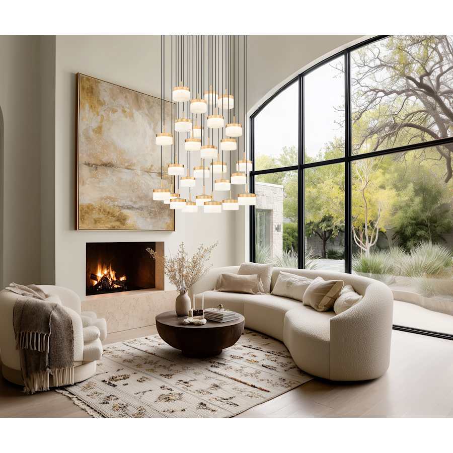 Z-Lite Renaud 41" Wide LED Multi Light Pendant