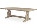 Hamburg 100-Inch Rectangle Dining Table in Dry Natural Elm